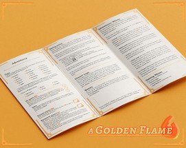 A Golden Flame Image