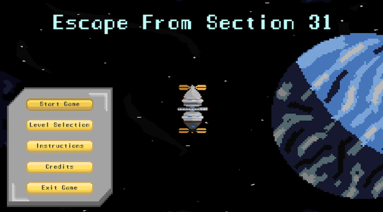 2DPlatformer Escape From Section 31 Game Cover