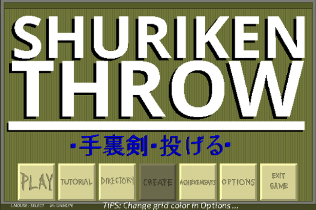 Shuriken Throw Game Cover