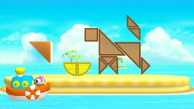 Shapes Builder - Educational tangram puzzle game for preschool children by Play Toddlers (Free Version) Image