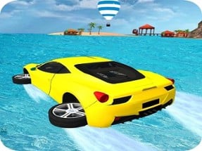 Water Surfing Car Stunts Game 3D Image