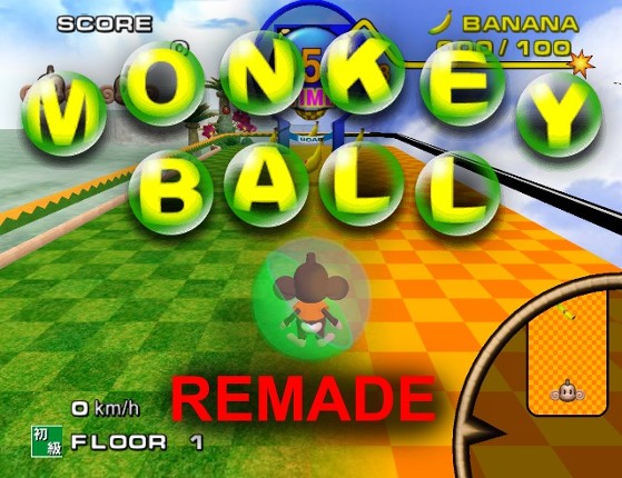 Monkey Ball Arcade Remake Game Cover