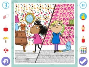Charlie and Lola Colouring Image