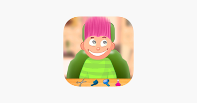 Child game / Pink hair cut Image