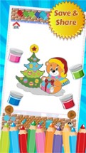Christmast Coloring Book Drawing for Kid Games Image