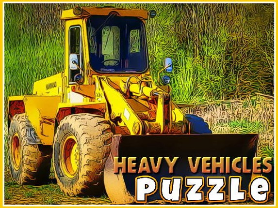 Heavy Vehicles Puzzle Game Cover