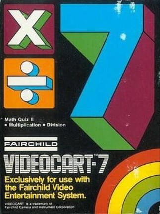 Videocart-7: Math Quiz II - Multiplication & Division Game Cover