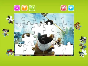 Cartoon Puzzle – Jigsaw Puzzles Box for Kung Fu Panda - Kids Toddler and Preschool Learning Games Image