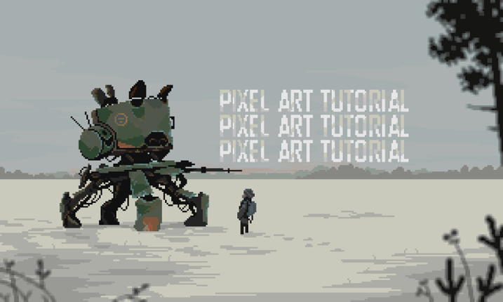 Pixel Art Tutorial - Simon Stalenhag Study Game Cover