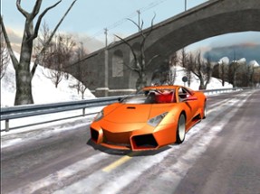 Snow Car Racing Image