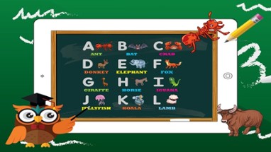 ABC Animals Alphabet Dot - Learn to Write For Kids Image