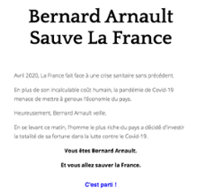 Bernard Arnault Sauve La France Image