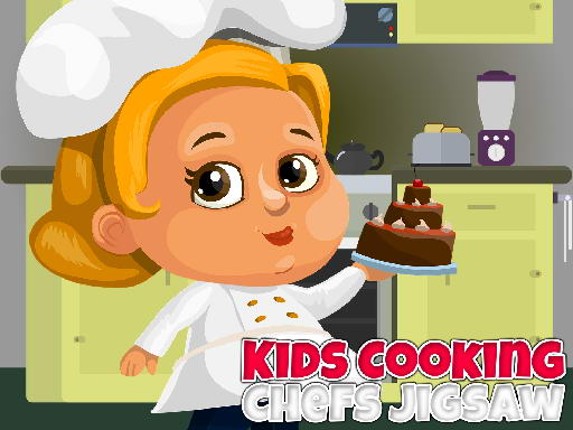 Kids Cooking Chefs Jigsaw Game Cover