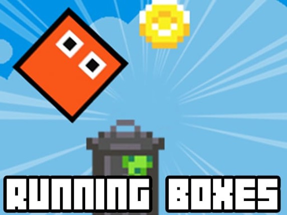 Retro Running Boxes Game Cover