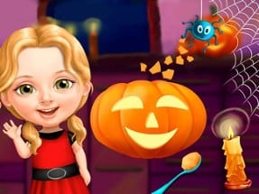 Sweet Baby Girl Halloween Fun Image