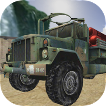 Army Trucker Transporter 3D Image
