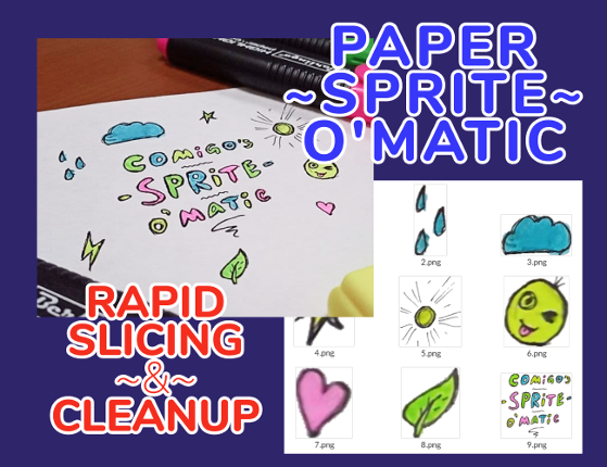 CoMiGo's Paper Sprite-o'matic Game Cover