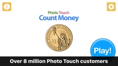 Count Money and Coins - Photo Touch Game Image