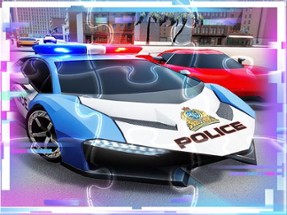 Police Cars Match3 Puzzle Slide Image