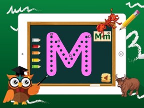 ABC Animals Alphabet Dot - Learn to Write For Kids Image