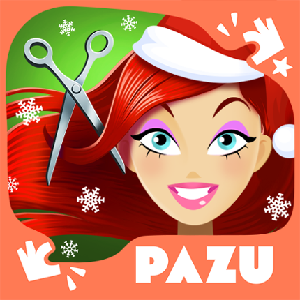 Girls Hair Salon Christmas Game Cover