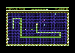 The Forever Extending Snake [Commodore 64] Image