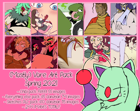 (Mostly) Vore Art Pack - Spring 2021 Game Cover