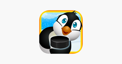 Air Hockey Penguin: Playful Birds on Ice Image