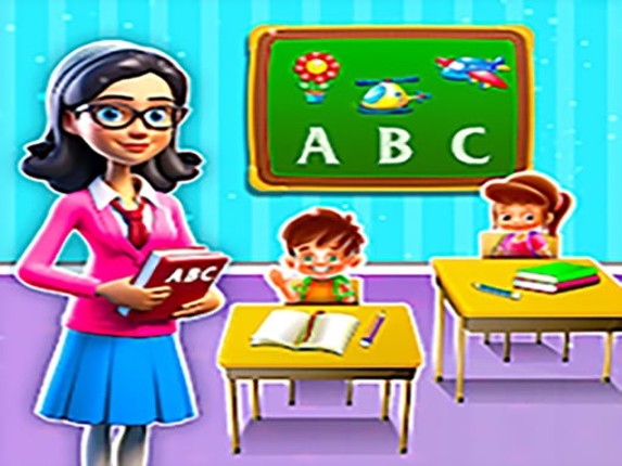 Kindergarten School Teacher Game Cover