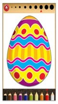 Easter Eggs Kids Coloring Book - Game for Kids Image