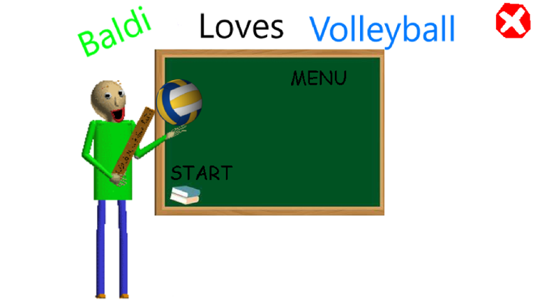 Baldi's Loves Volleyball Game Cover