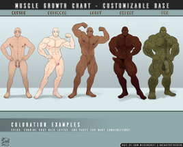 Humanoid Customizable Muscle Growth Base Image