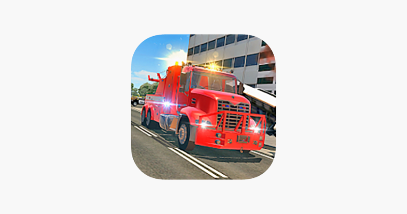Fire Truck Flying Car Game Cover