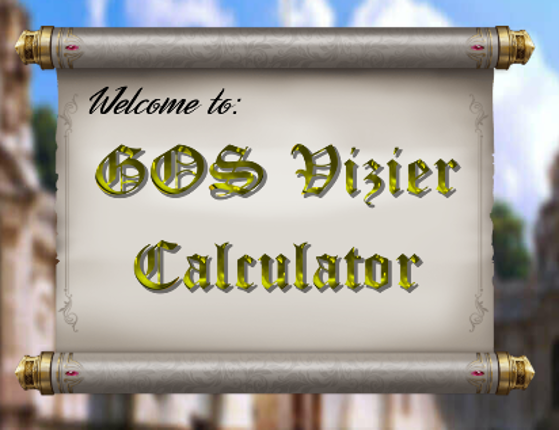 GoS Vizier Calculator Game Cover