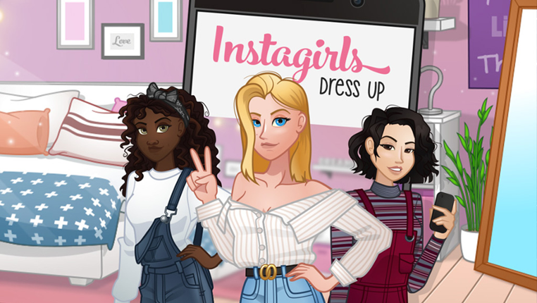 Instagirls Dress Up Game Cover