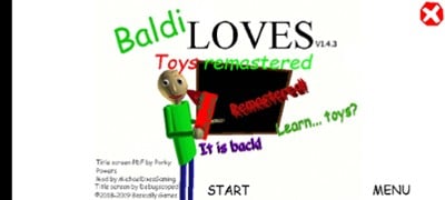 Baldi Loves Toy Remastered Android Port Image