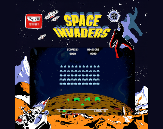 Space Invaders Game Cover