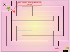 Monster Maze - Find a route through the maze Image