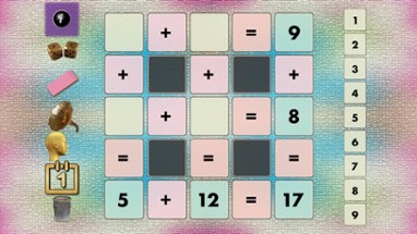 Cross Math Puzzles Image