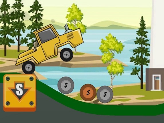 Hill Climb Tractor 2D Game Cover