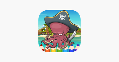 Pirate Coloring Book Pages - Painting Game for Kid Image