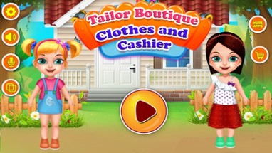 Tailor Boutique Clothes and Cashier Image