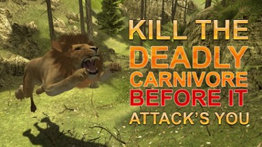 Wild Lion Hunter – Chase angry animals &amp; shoot them in this shooting simulator game Image