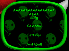 Baldi's Basics Plus But The Text Is Being Honest Image