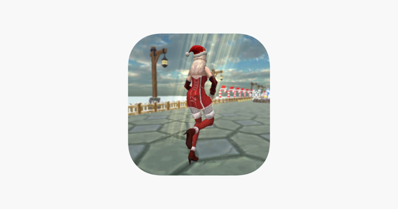 Christmas Santa Girl Run Game Cover