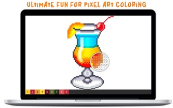 Coloring by Pixel Number Image