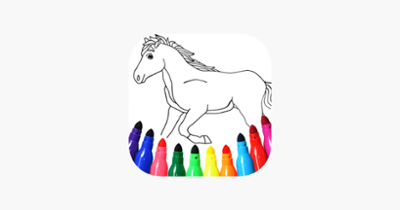 Horse coloring game Image