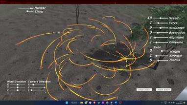 SkyVibe: Bird Flocking Simulation Image