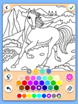Horse coloring game Image