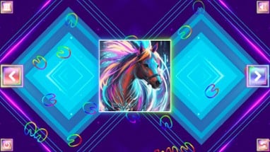 Neon Fantasy: Horses Image